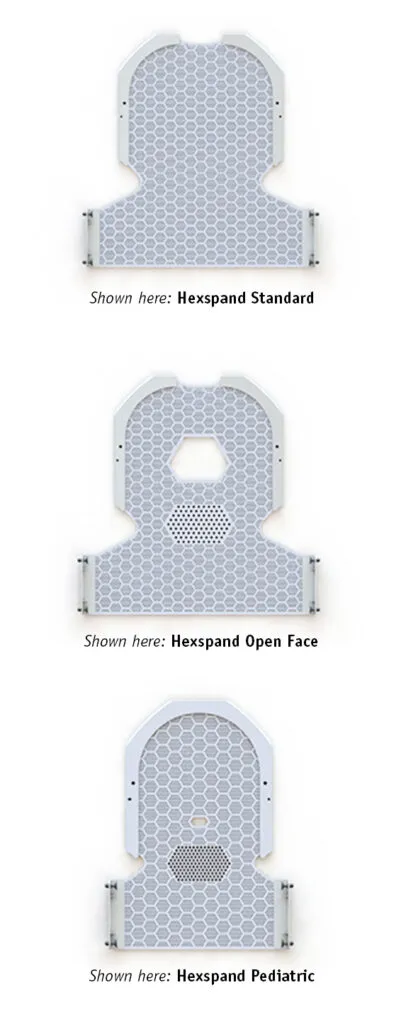 Hexspand masks head shoulder