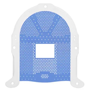 LT-Thermoplastic™ S-Type Head Mask Open Face Blue Reinforced 3.2mm